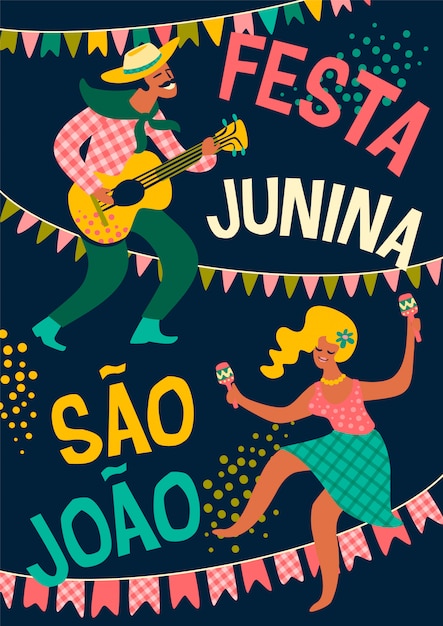 Festa Junina. Vektor Vorlage