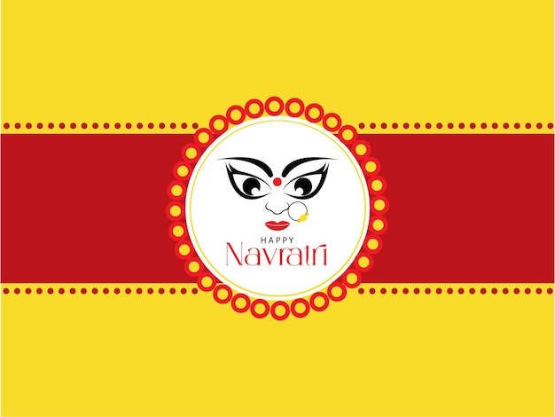 Vektor fröhliches navratri-fest