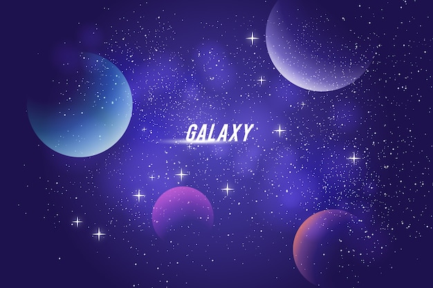 Galaxy Hintergrunddesign