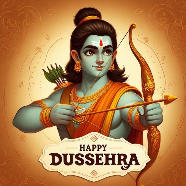 Glückliche Dussehra-Vektor-Illustration