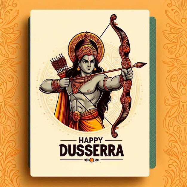 Glückliche Dussehra-Vektor-Illustration