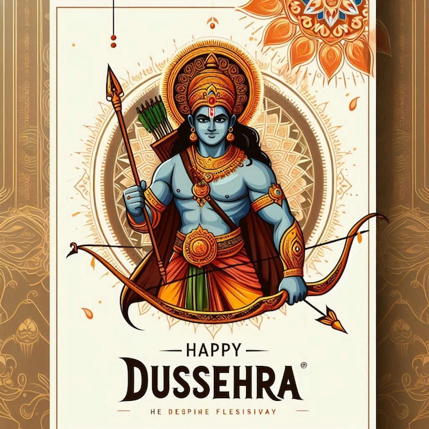 Glückliche Dussehra-Vektor-Illustration