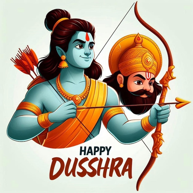 Glückliche Dussehra-Vektor-Illustration