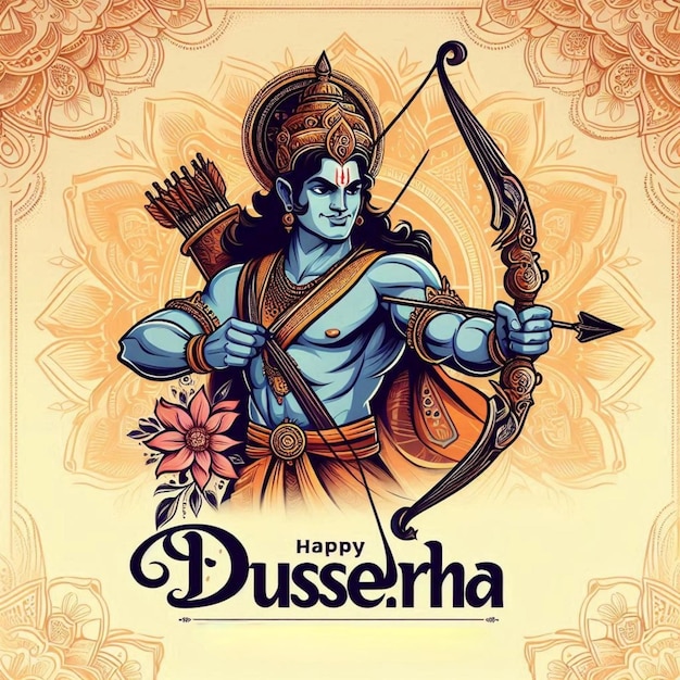 Glückliche Dussehra-Vektor-Illustration