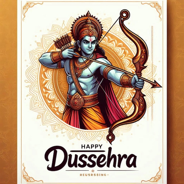 Glückliche Dussehra-Vektor-Illustration