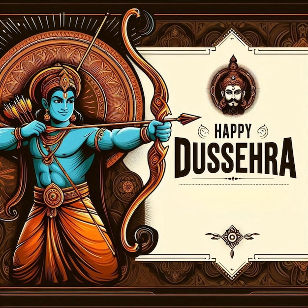 Glückliche Dussehra-Vektor-Illustration