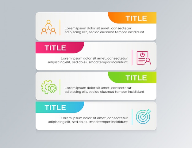 Infographik Template-Design