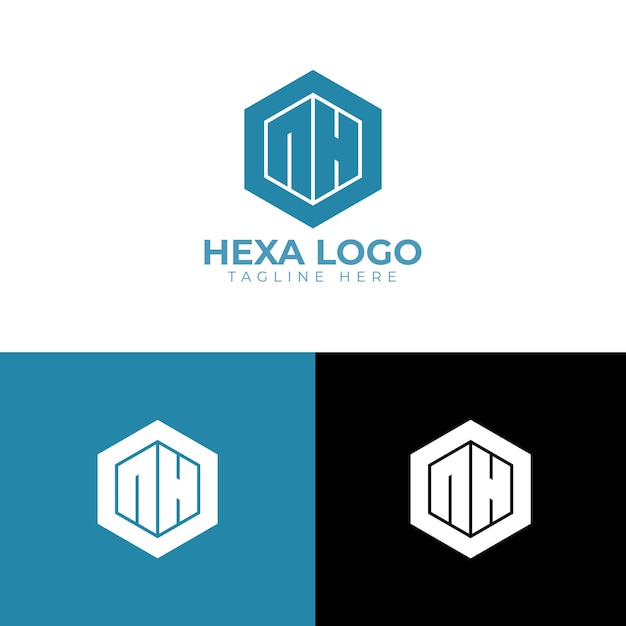 Vektor kreatives geometrisches hexagon-letter-logo-design