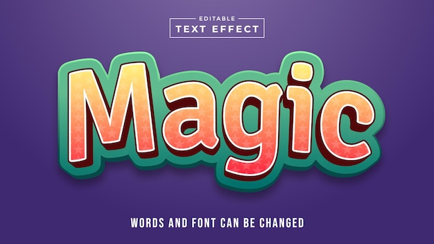 Magic Editable Text Style-Effekt