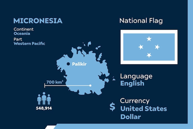 Mikronesien Infografik