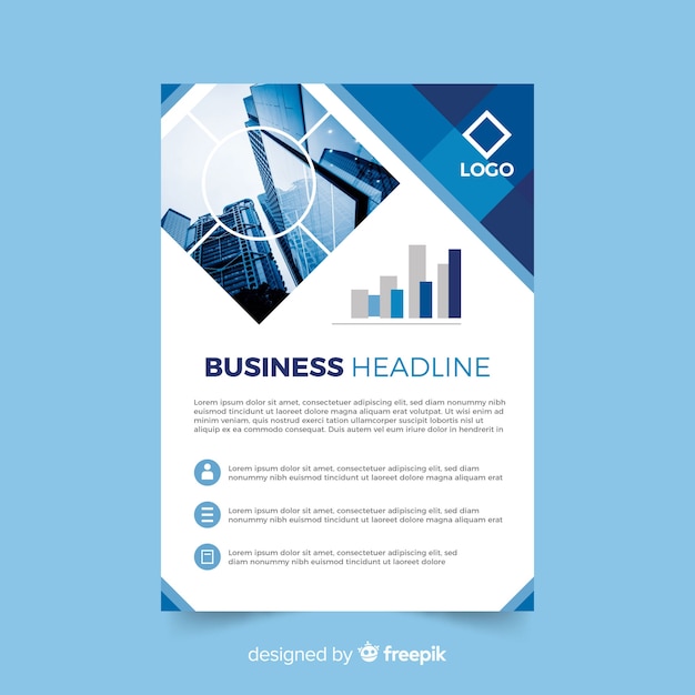 Mosaik Business Flyer Vorlage