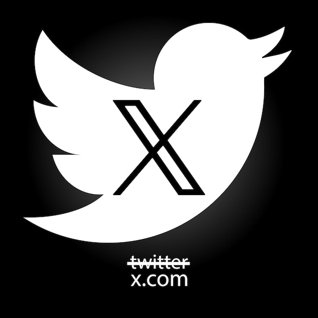 Vektor neues twitter gegen xcom novation elon mask beliebtes social-media-knopf-symbol instant-messenger-logo von twitter redaktioneller vektor