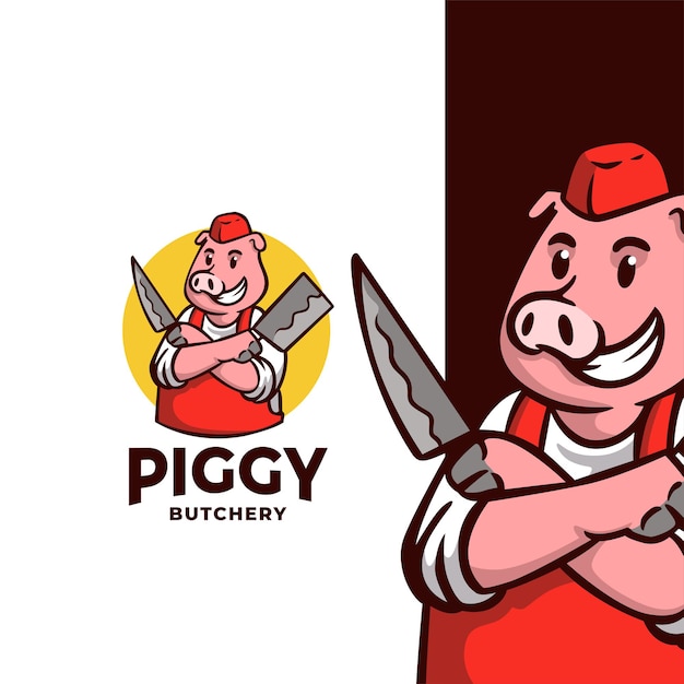 Piggy Butchery-Logo