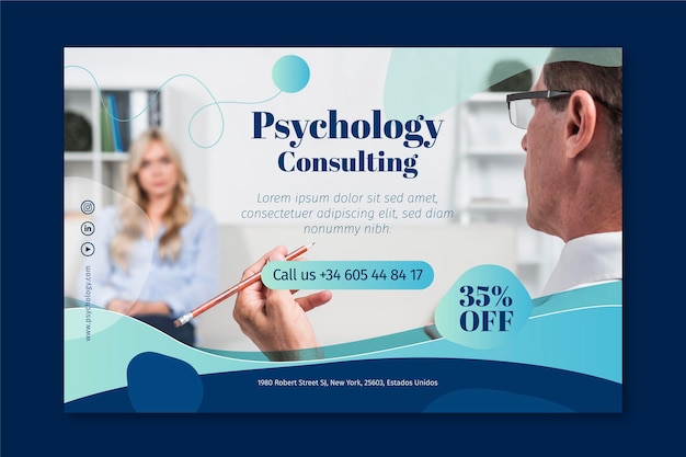 Psychologie Banner Vorlage