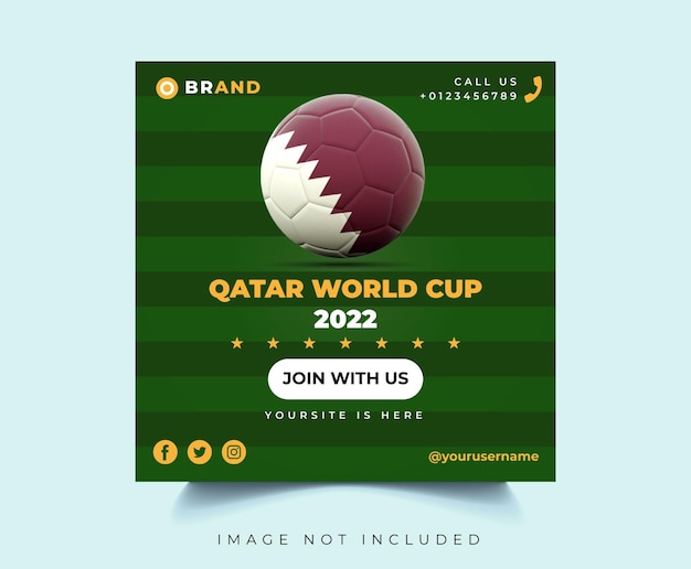 Qatar Fifa World Cup 2022 Social-Media-Post-Banner