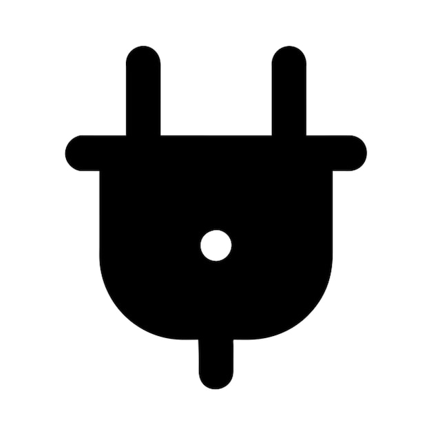 Vektor smart-plug-symbol-piktogramm