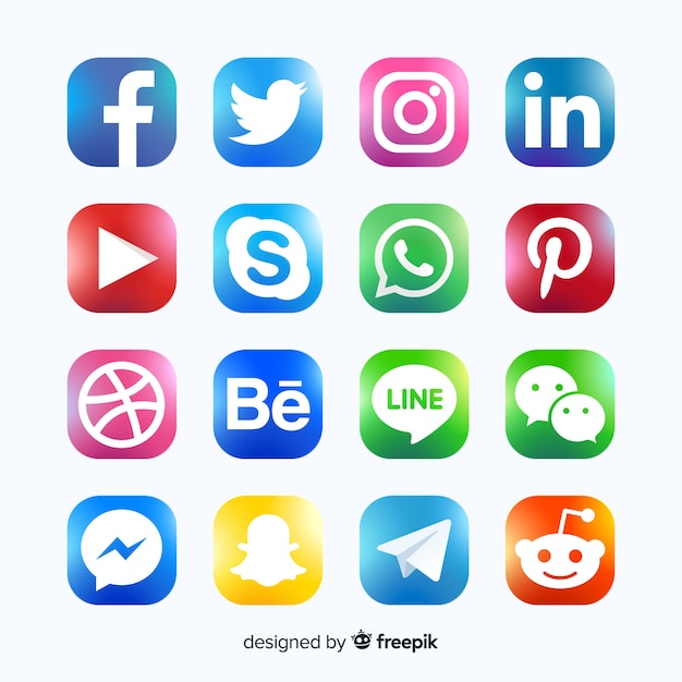 Social Media-Logo-Sammlung