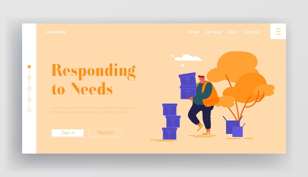 Spende Humanitarian Aid Landing Page