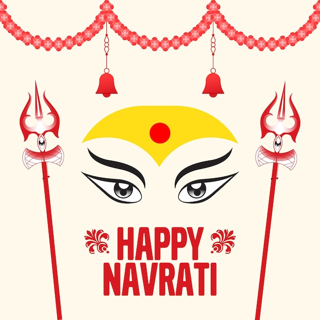 Vektor subh navratri