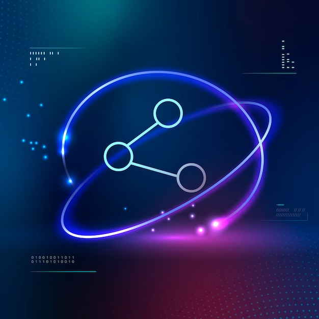 Symbolvektor für Netzwerktechnologie teilen