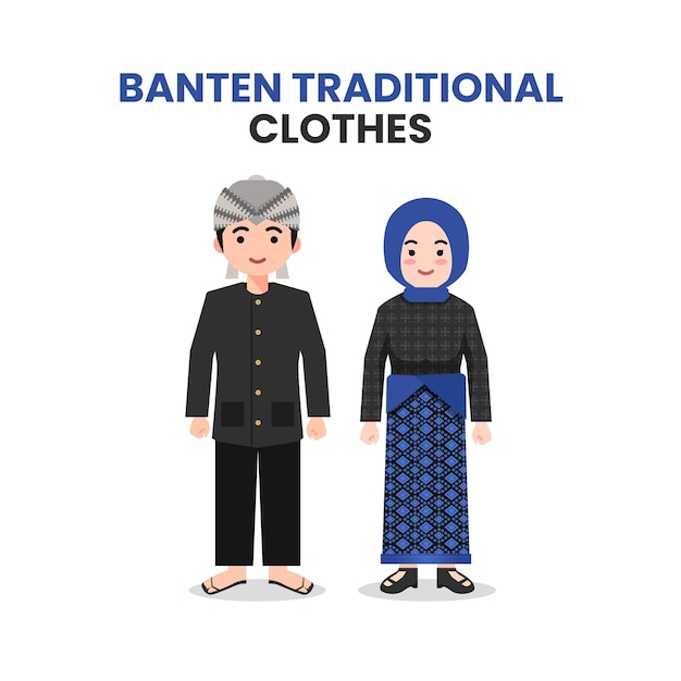 Traditionelle Kleidung der Banten