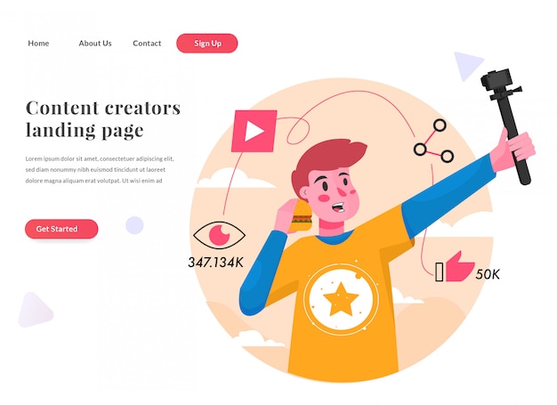 Web Landing Page Content Creator