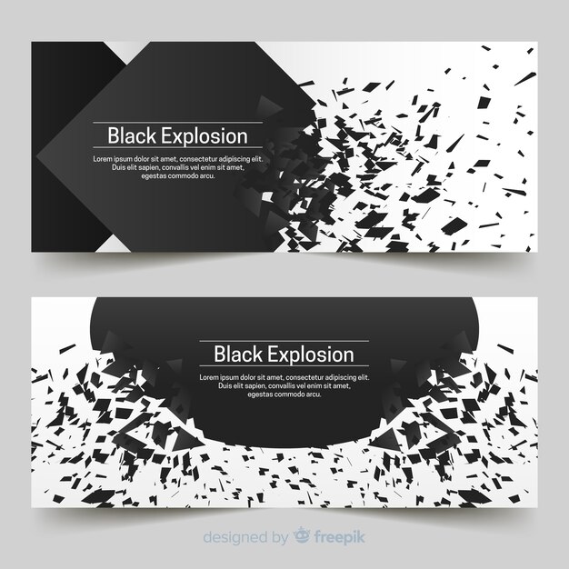 Banners de explosão