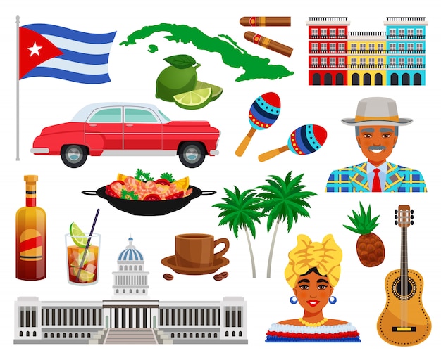 Conjunto de viagem de Cuba