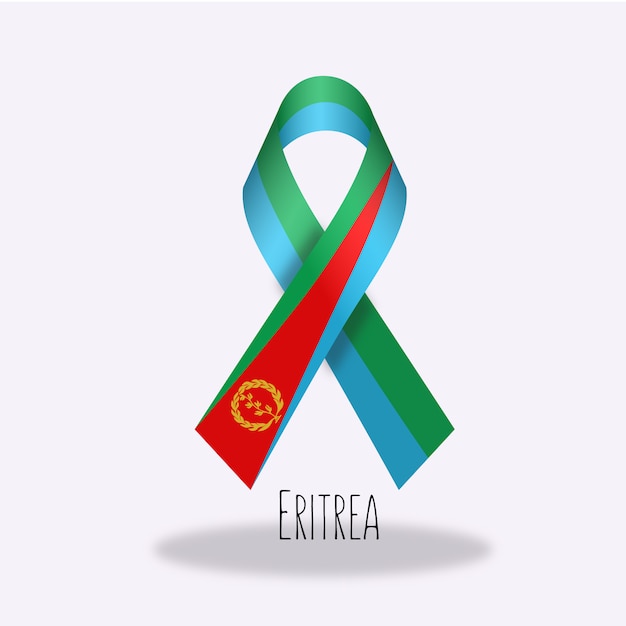 Design da fita da bandeira de Eritreia