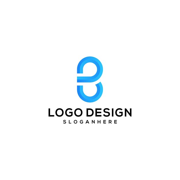 design de logotipo monograma letra C