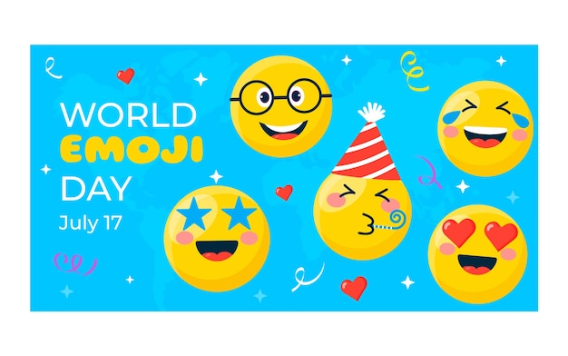 Vetor grátis dia mundial do emoji desenhado à mão