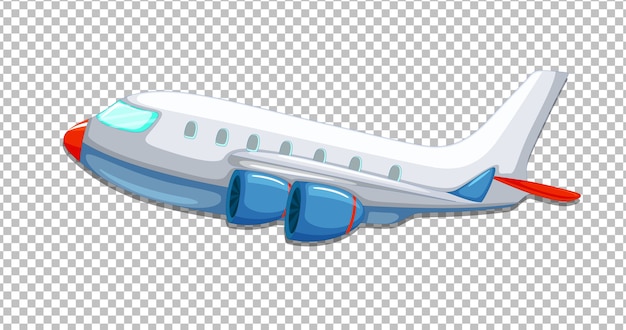 Estilo de desenho de avião transparente