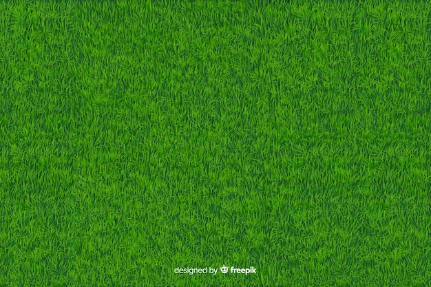 Vetor grátis estilo realista de fundo de grama verde