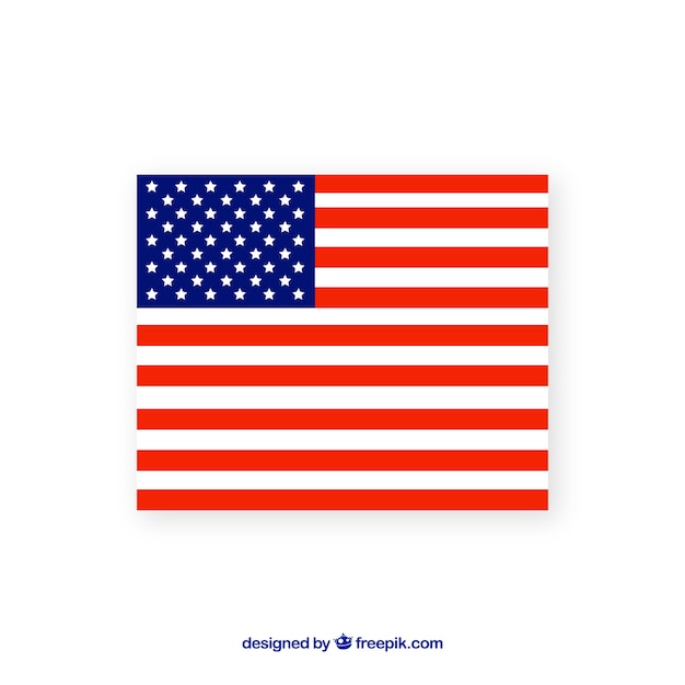 Vetor grátis fundo da bandeira americana