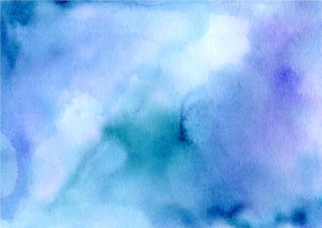 Fundo de textura abstrata pastel azul com aquarela