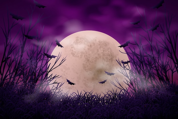 Fundo decorativo de halloween