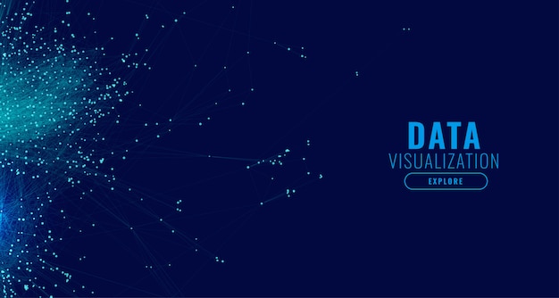 Vetor grátis fundo do conceito do diagrama da malha da visualização grande dos dados