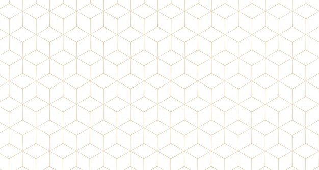 Fundo elegante padrão de linha hexagonal