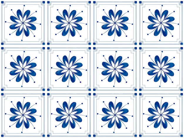 Vetor grátis ilustração, de, azulejos, textured, padrão