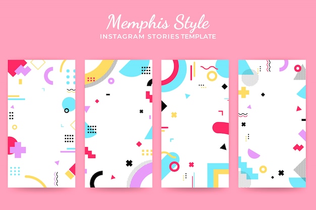 Memphis Instragram Stories Template