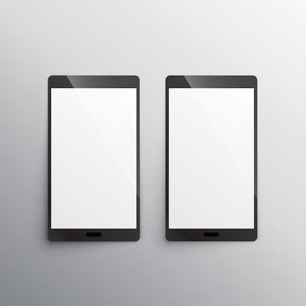 Modelo de mockup do smartphone touchscreen