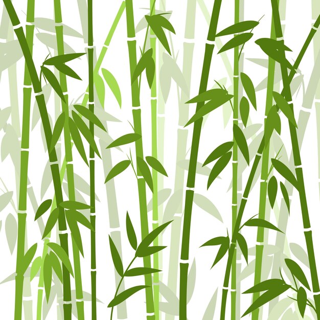 Papel de parede oriental de grama de bambu chinesa ou japonesa. Fundo de planta tropical asiática