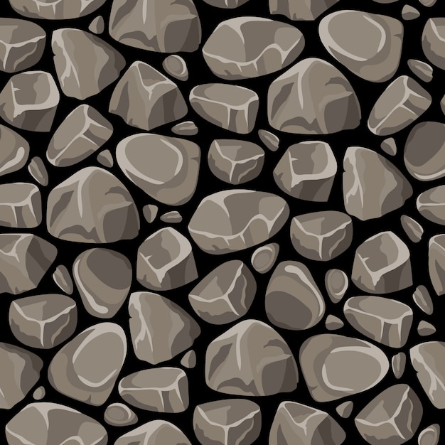 Pedra pedra sem costura padrão