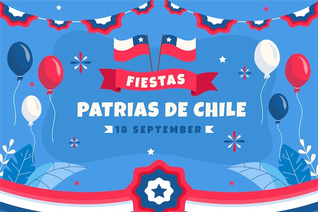 Plano de fundo para festas patrias chile