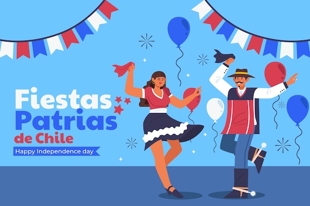 Plano de fundo para festas patrias chile