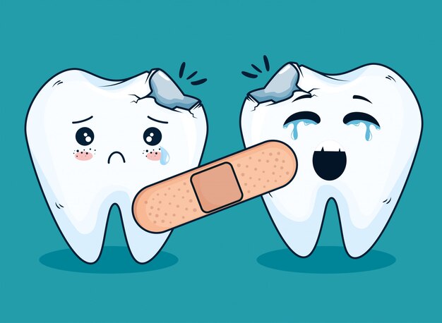 Tratamento de medicina dentária com banda de auxílio