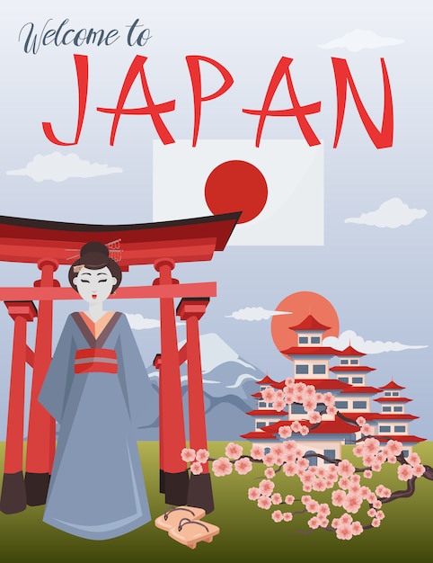 Bem-vindo à ilustração do Japão