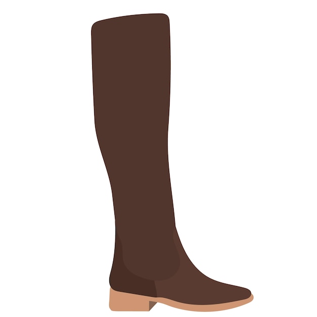 Botas de inverno femininas estilo plano isolado