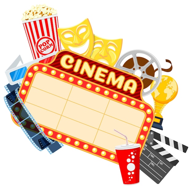 Vetor cinema e tempo de cinema