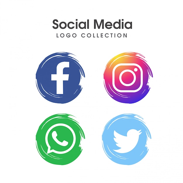 Coleção de logotipo de mídia social